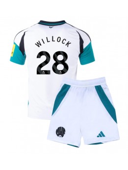 Newcastle United Joe Willock #28 Ausweichtrikot für Kinder 2024-25 Kurzarm (+ Kurze Hosen)